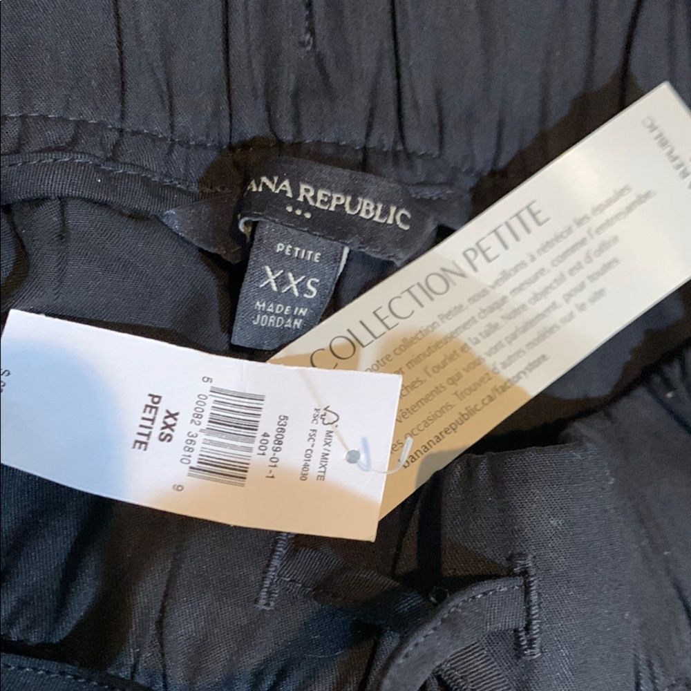 Women's Banana Republic Factory Black TENCEL™ Cargo Jogger NEW with Tags XXS - Picture 5 of 13